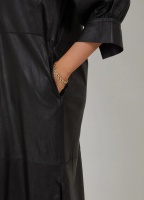 Coster Long Leather Dress